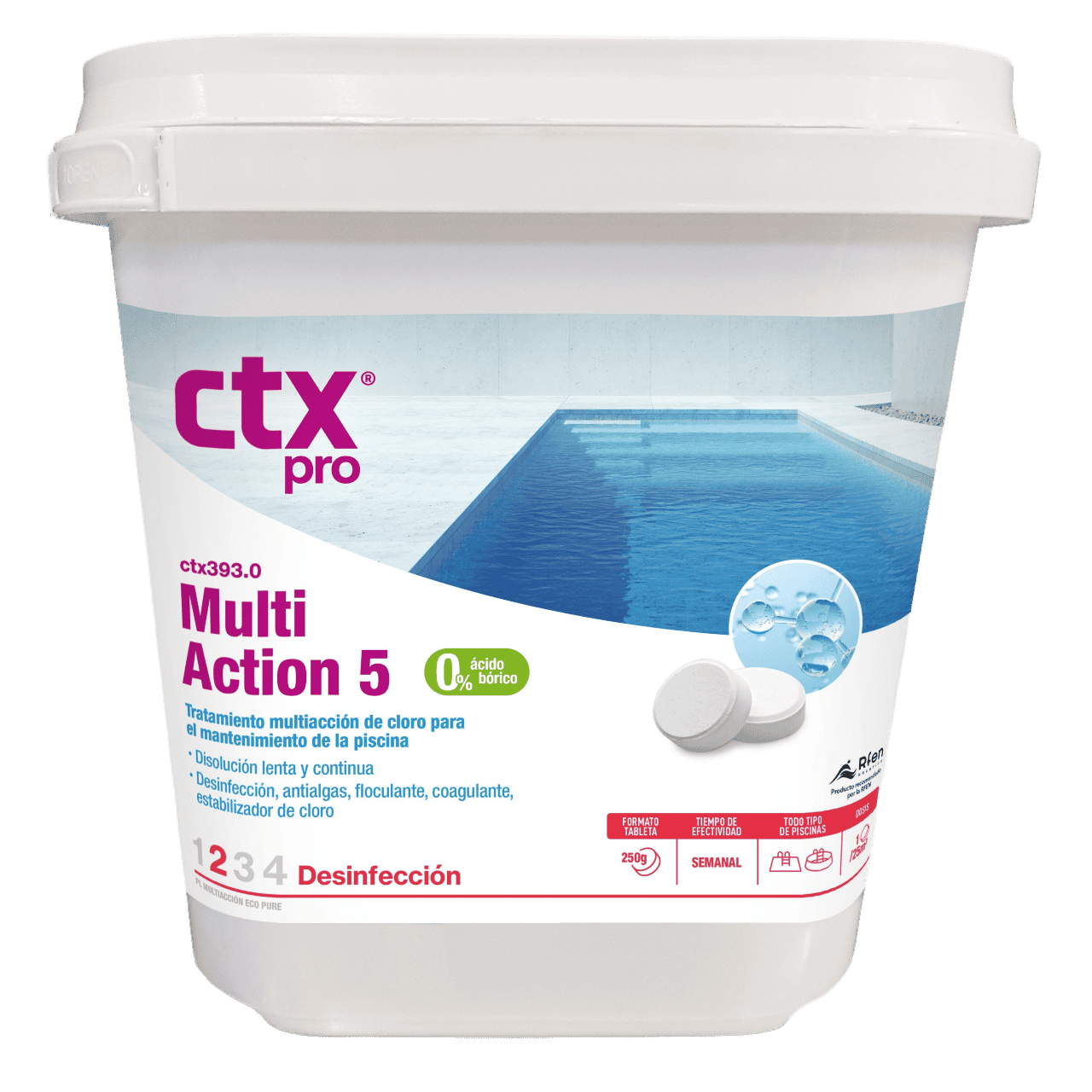 Action Plus 5-in-1 – Multiactie chloortabletten – 5 kg (CTX-274)