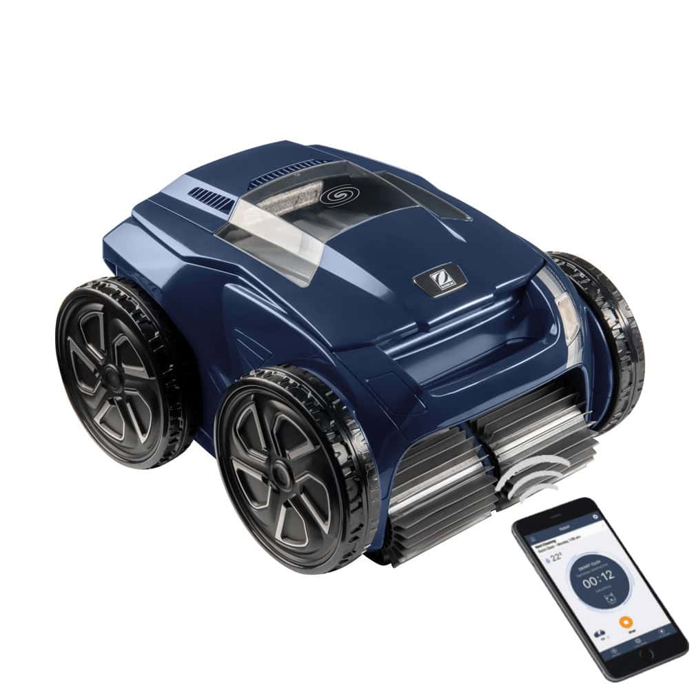 Zodiac Alpha RA 6300 IQ PRO zwembadrobot met smartphone bediening.