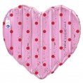 Roze hart met glitter Luchtmatras - Swim Essentials