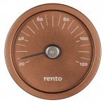 Rento Aluminium Thermometer - Koper/bruin