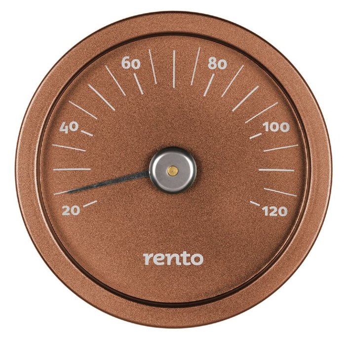 Rento Aluminium Thermometer koper/bruin