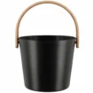 Rento Design sauna-emmer met beugel - Zwart