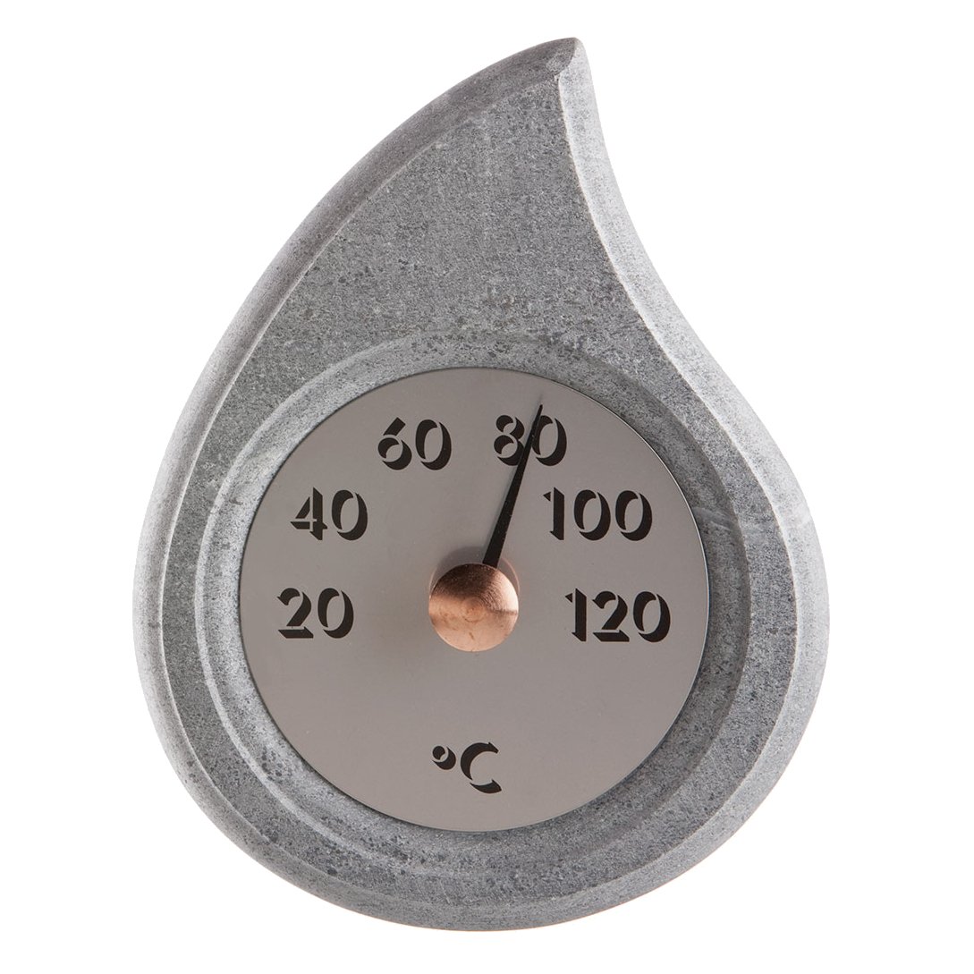 Sauna design thermometer in speksteen - Hukka Pisarainen