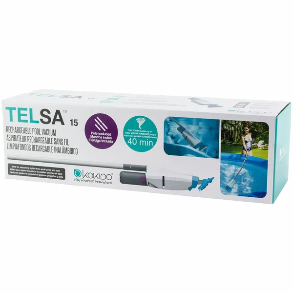 Kokido Telsa 15 elektrische spa- en zwembadstofzuiger