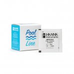 Pool Line Reagentia voor vrij chloor LR, 0,00 tot 2,50 mg/L, 25 stuks