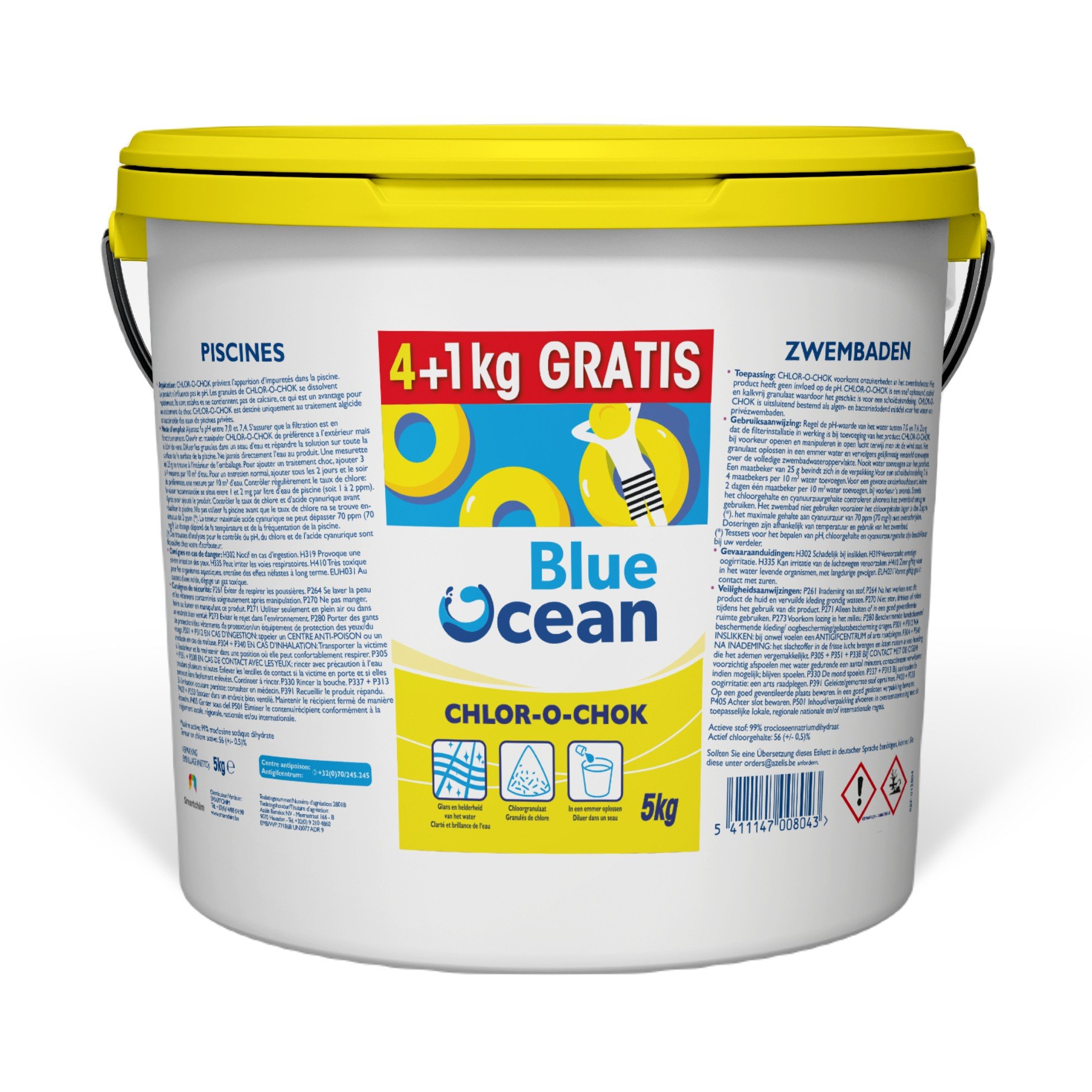 ChloorShock / Granulaat 4KG+1 Gratis - Blue Ocean