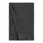 Sauna handdoek zwart/grijs 90x180 cm - Rento Kenno