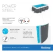 Bestway Power Steel zwembad 404x201x100 cm met filterpomp en accessoires.