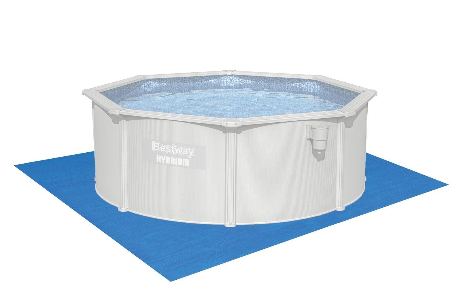 Bestway Hydrium zwembad Ø 360 x 120 cm, inclusief pomp, zwembadtrap, afdekzeil en grondzeil