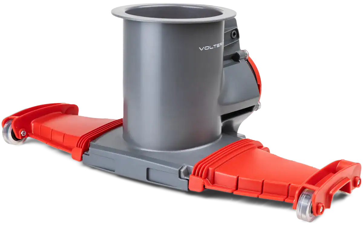 Elektrische zwembadstofzuiger W'eau Volta V10 voor schoon en helder zwembad.