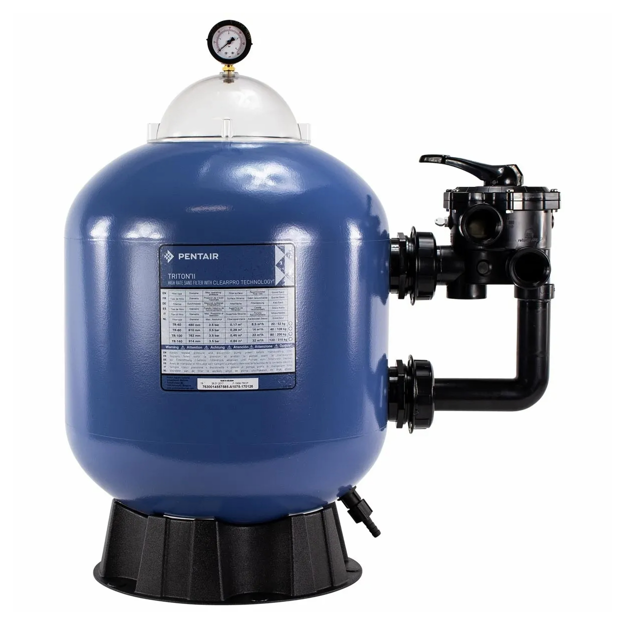 Pentair Triton II side mount zandfilter