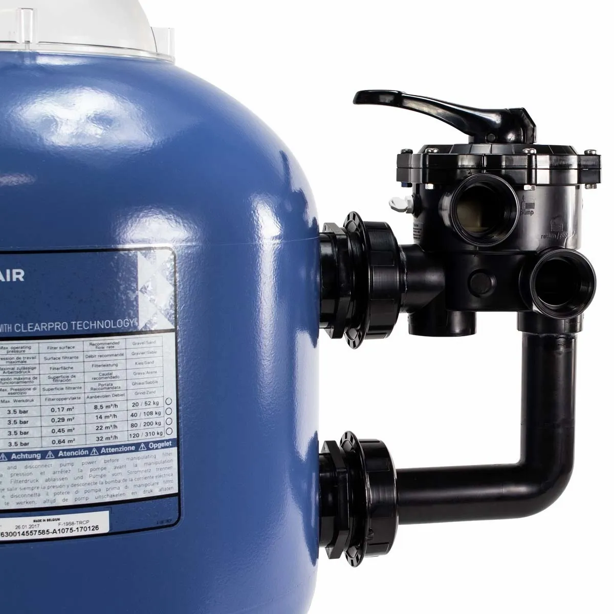 Pentair Triton II side mount zandfilter