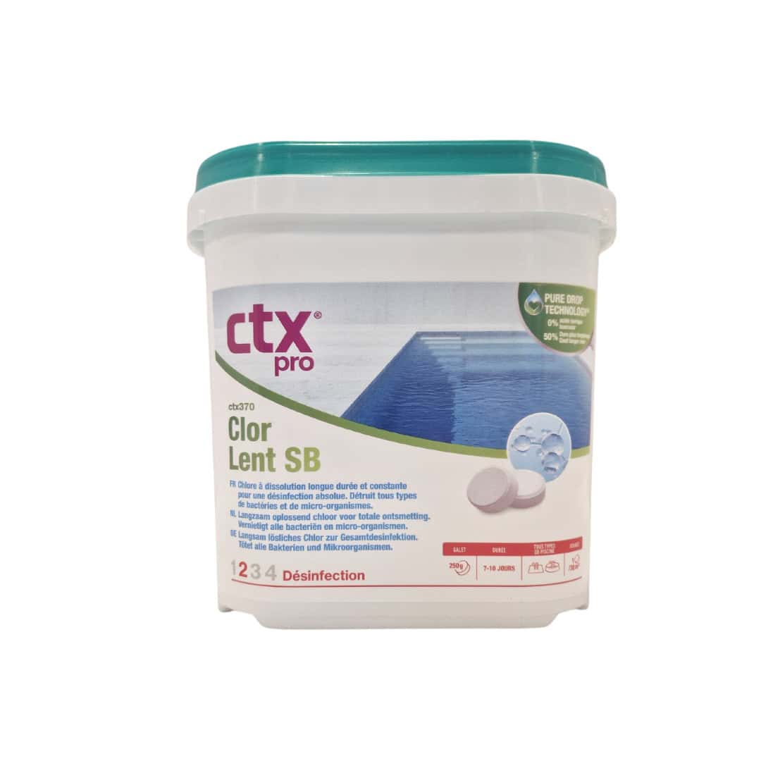 Chloortabletten zonder boorzuur voor zwembadreiniging, 5kg, traagwerkend.
