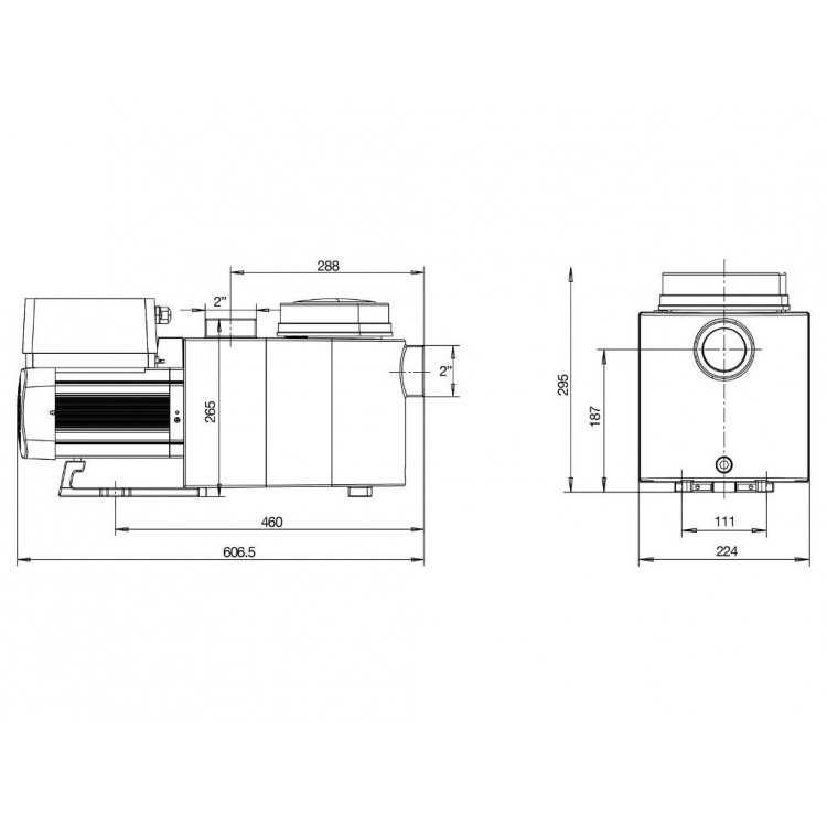 Inverpro Regelbare Snelheidspomp (tot 26 m³/h) - Aquagem