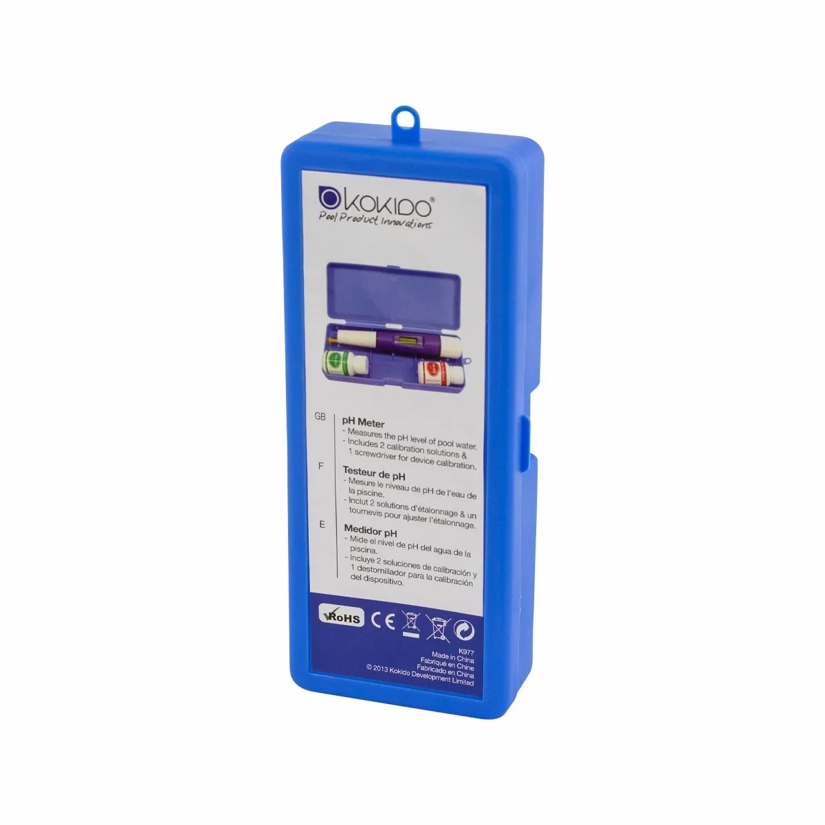 Digitale PH meter (incl. 2 ijkoplossingen) - Kokido