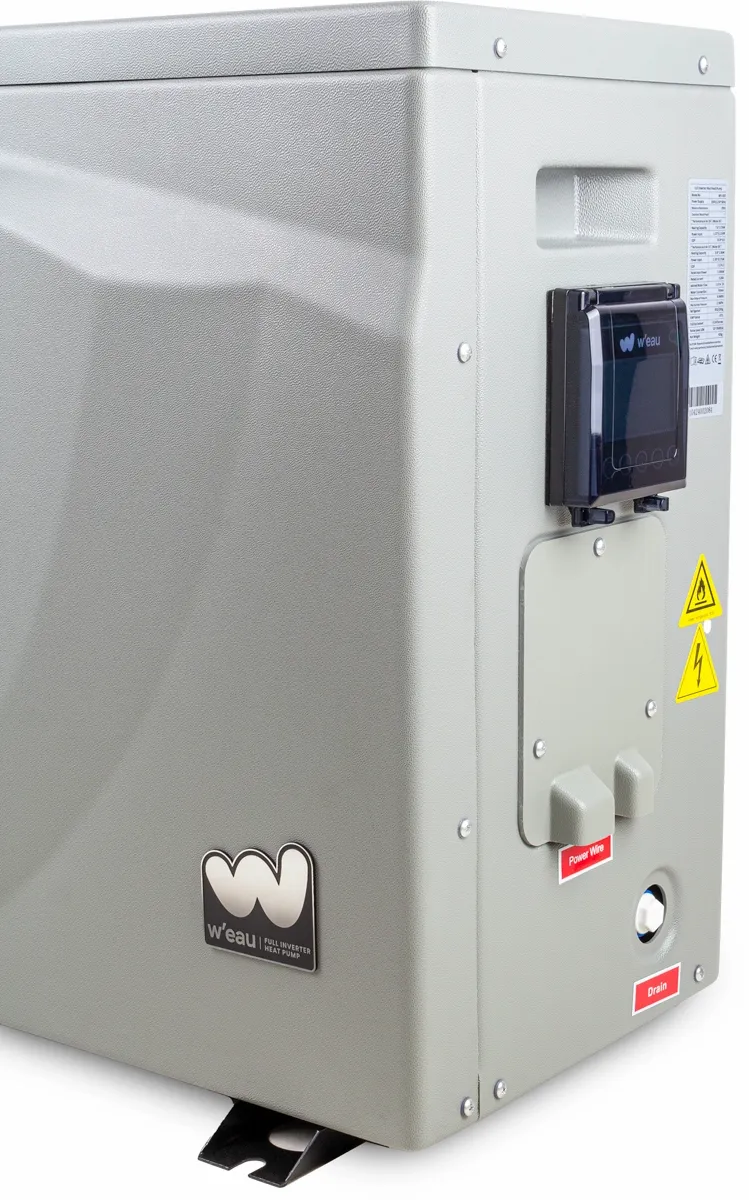 W'eau Full Inverter 35kW zwembad warmtepomp (krachtstroom)