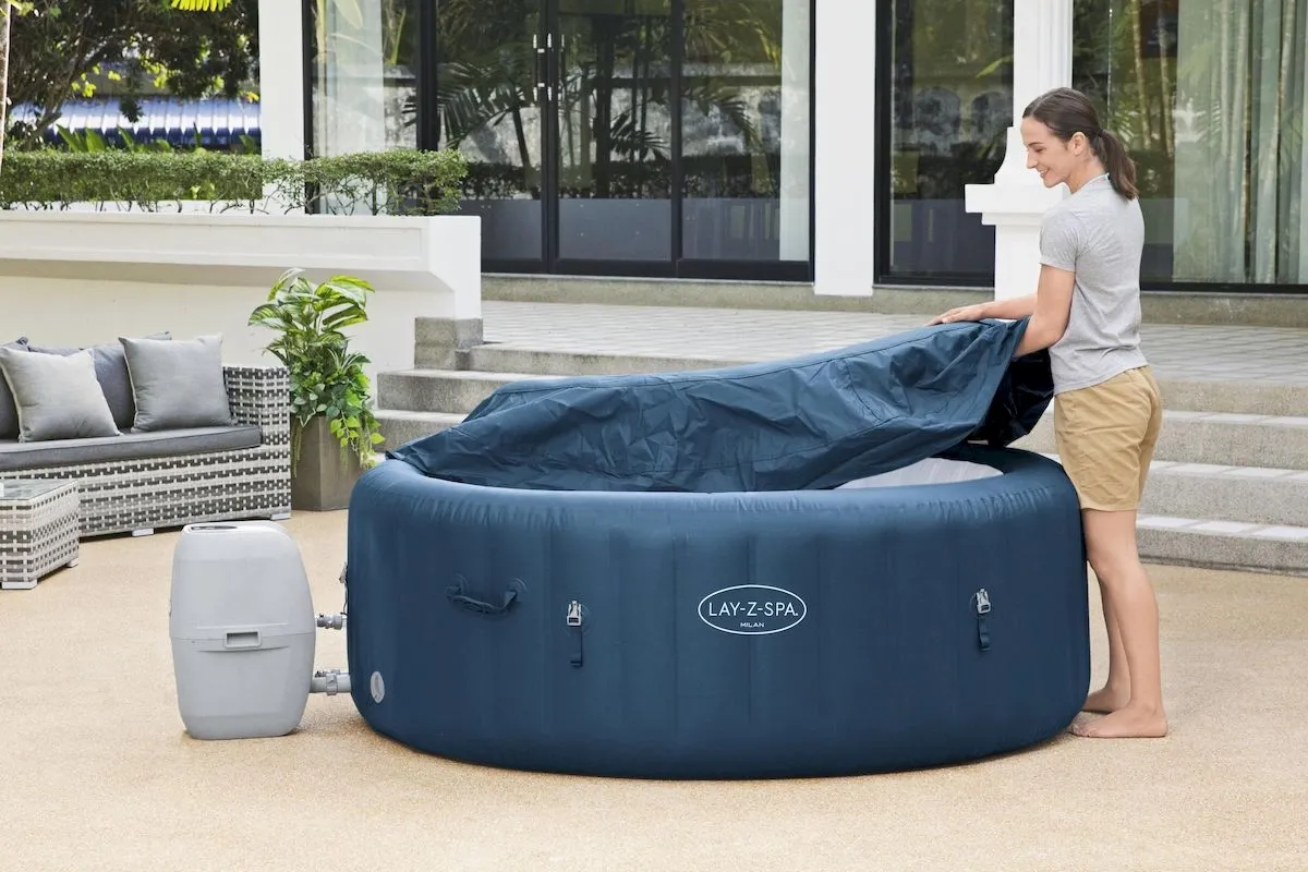 Lay-Z Spa Milan AirJet Plus opblaasbare spa - 6 persoons