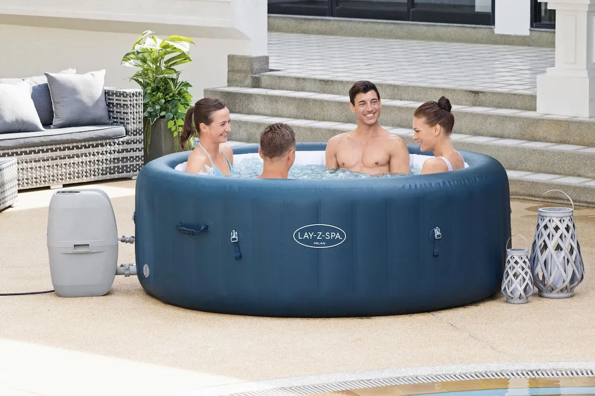 Lay-Z Spa Milan AirJet Plus opblaasbare spa - 6 persoons