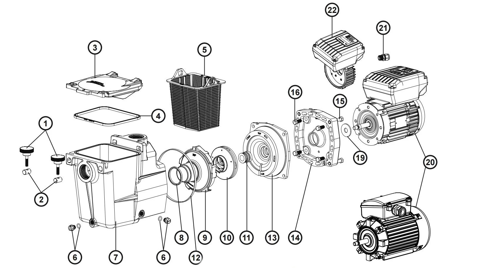 Hayward Mechanische Sealset SPX1600Z2