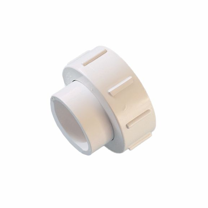 Witte aansluitfitting met moer - ZX113900082 - 2 stuks