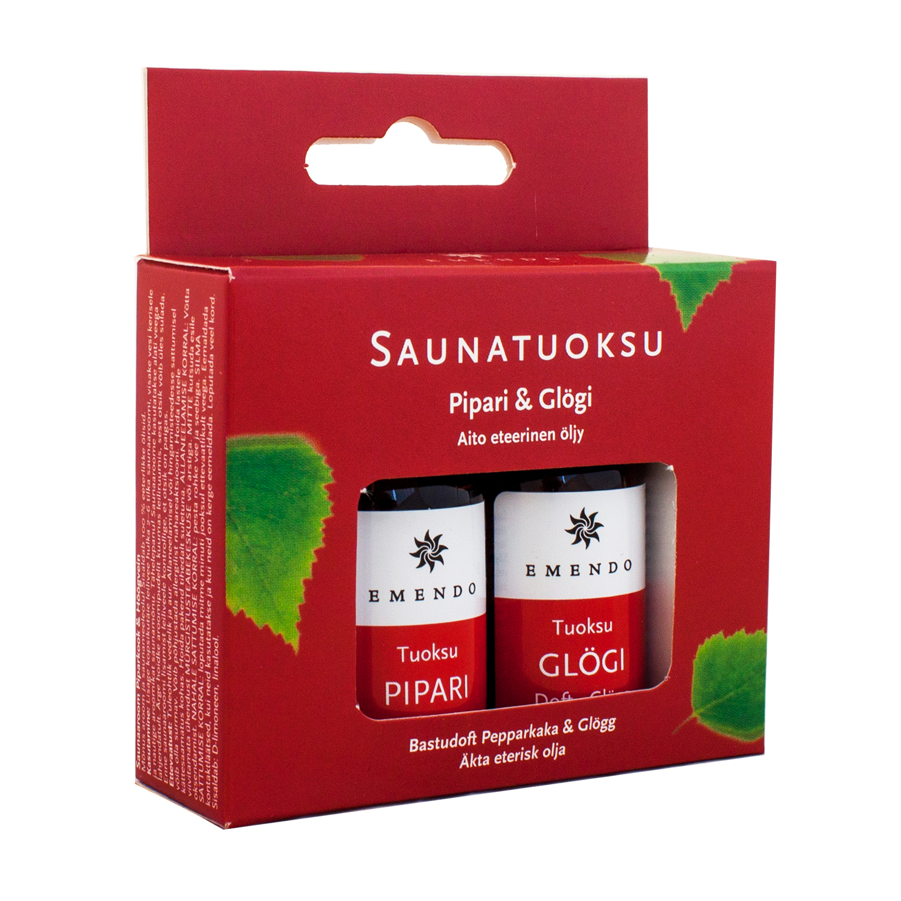 Sauna geur Peperkoek en Glühwein 2 x 10 ml - Emendo