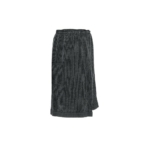 Rento Sauna Taille handdoek Kenno 70x145 cm - Zwart/Grijs