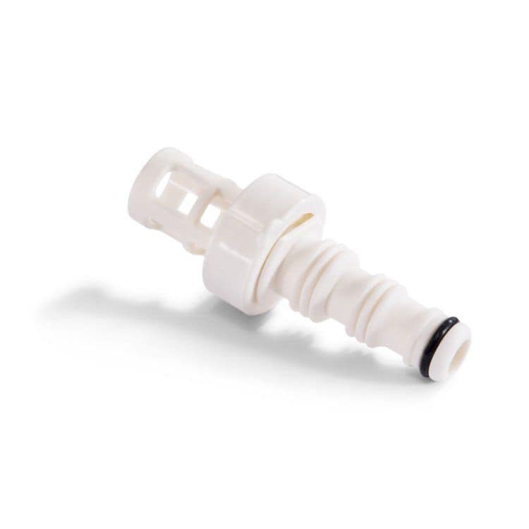 Intex aftap connector voor zwembad, geschikt voor tuinslang aansluiting.