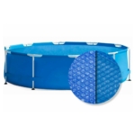 Intex solar cover rond - 244 cm (zeilmaat 206) - Blauw