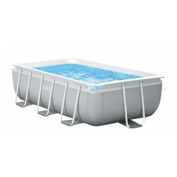 Intex Rond Prism Frame Zwembad - 366 x 76 cm - Grijs - Inclusief Zwembadfilterpomp - Vloertegels - Afdekzeil - Zwembadgids Intex Rond Prism Frame Zwembad - 366 x 76 cm - Grijs - Inclusief Zwembadfilterpomp - Vloertegels - Afdekzeil - Zwembadgids