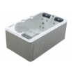 3-persoons W’eau Hudson spa met massagejets en controlepaneel.