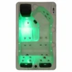 Luxe 3-persoons spa met LED-verlichting en massagejets.