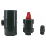Set voor ventilatieklep en PVC leidingen - 50 mm