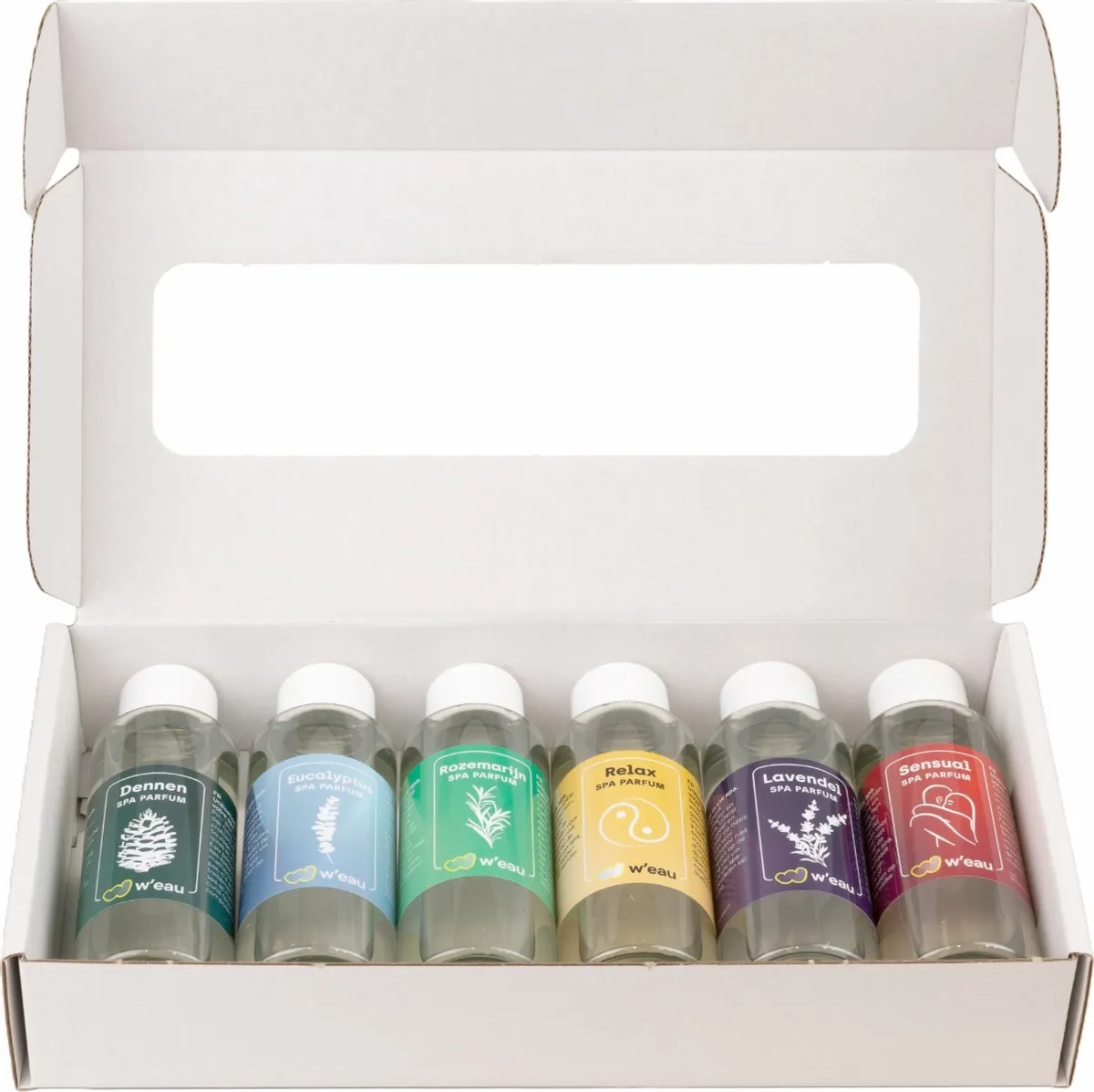 W'eau Spa geurenpakket - 6 x 100 ml