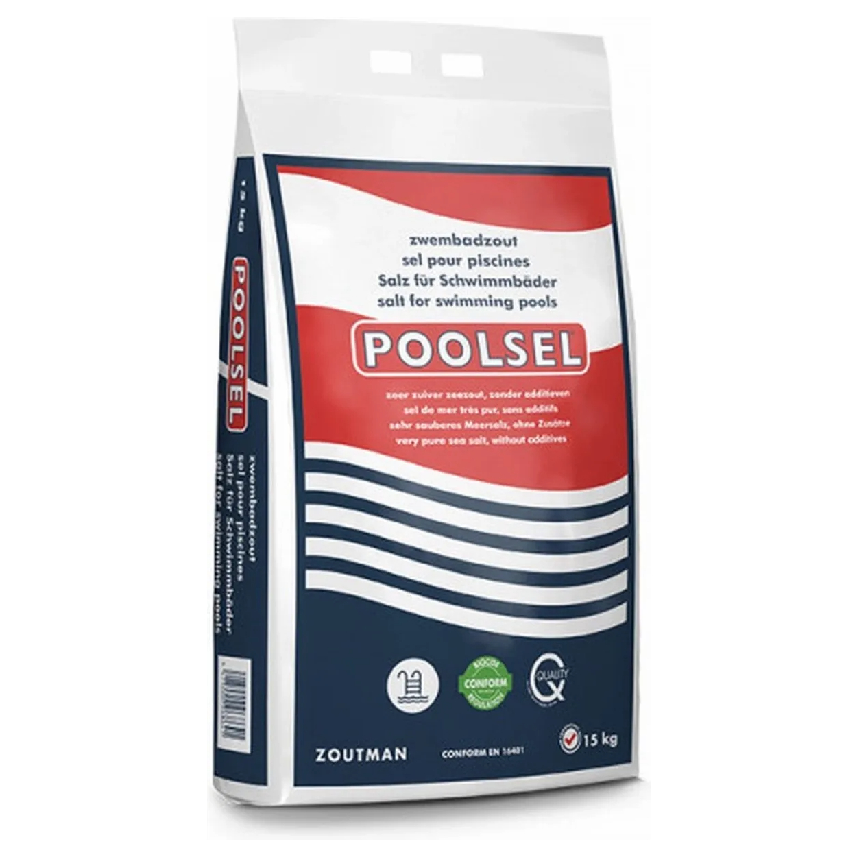 Poolsel zwembadzout - 15 kg