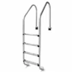 W'eau RVS zwembadtrap 4 treden - AISI 304