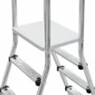 W'eau A-frame RVS zwembadtrap 2 x 4 treden - AISI 304