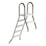 IDEAL A-frame RVS zwembadtrap 1 + 4 treden - AISI 304