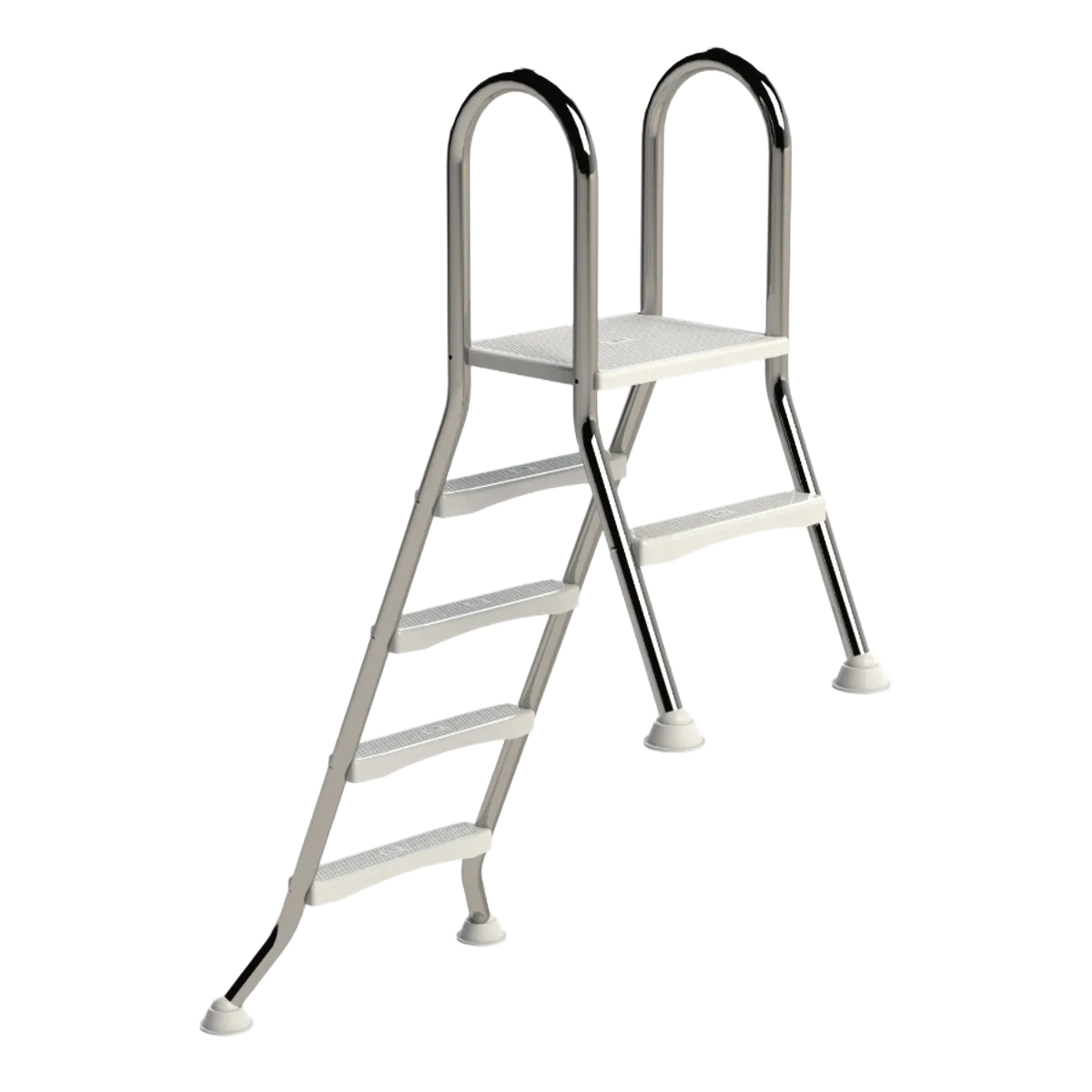 IDEAL A-frame RVS zwembadtrap 1 + 4 treden - AISI 304