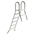 IDEAL A-frame RVS zwembadtrap 1 + 5 treden - AISI 304