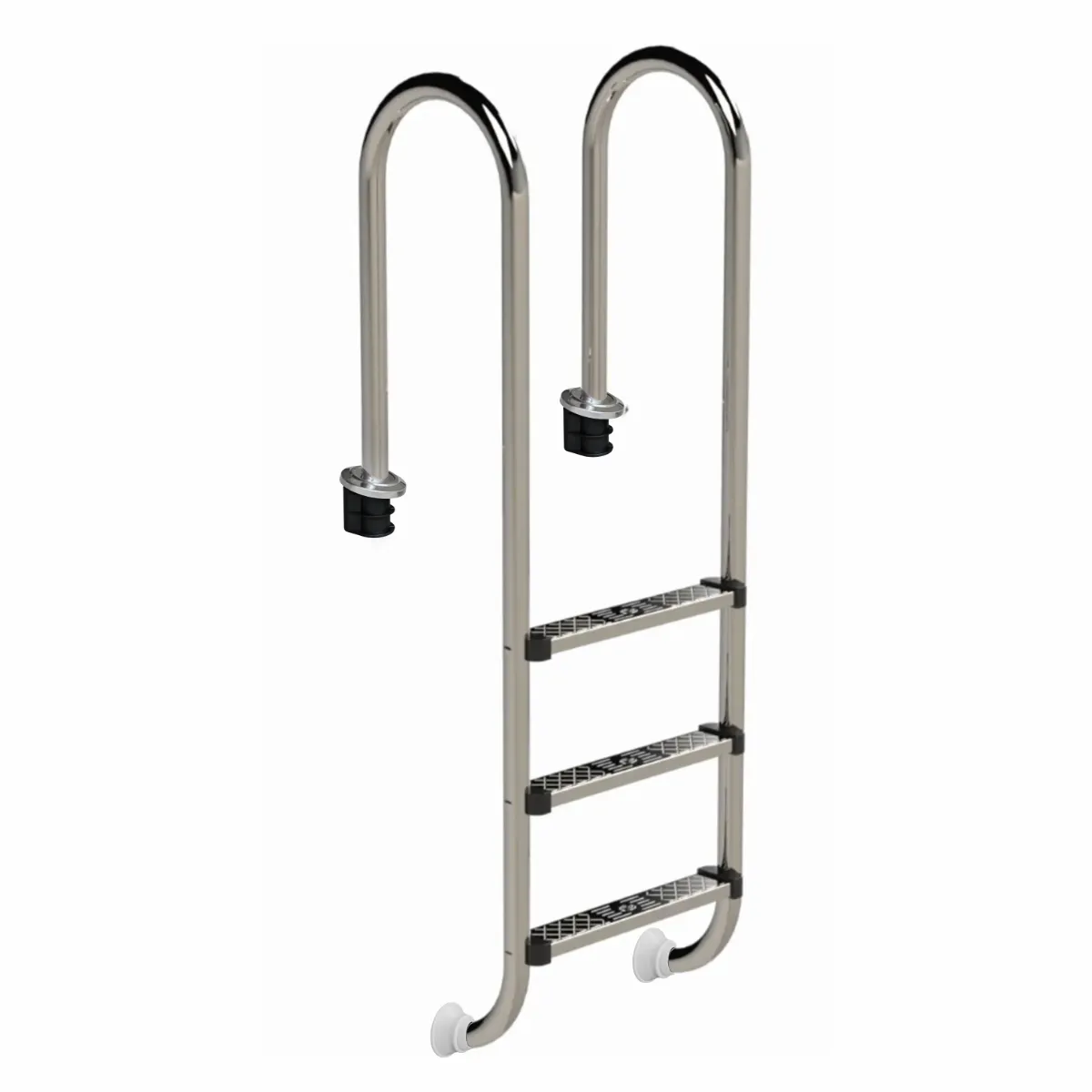 W'eau Muro RVS zwembadtrap 4 treden - AISI 304
