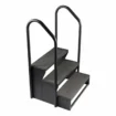 W’eau spa trap antislip met leuning – zwart