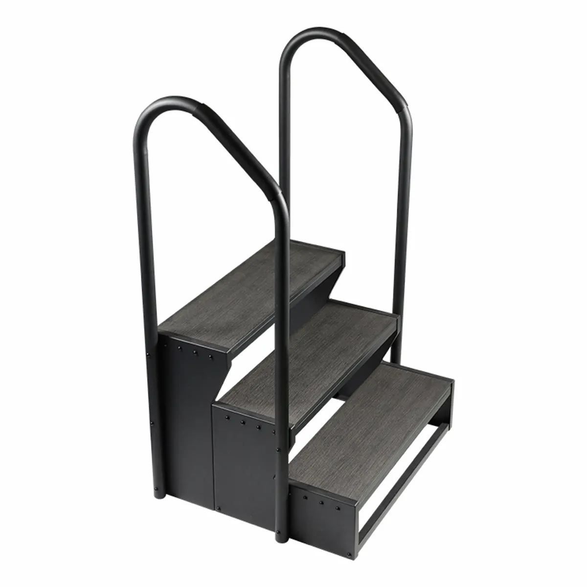 W’eau spa trap antislip met leuning – zwart