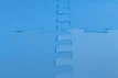 Ondertegels zwembad blauw - 8 stuks van 50 x 50 x 0,4 cm