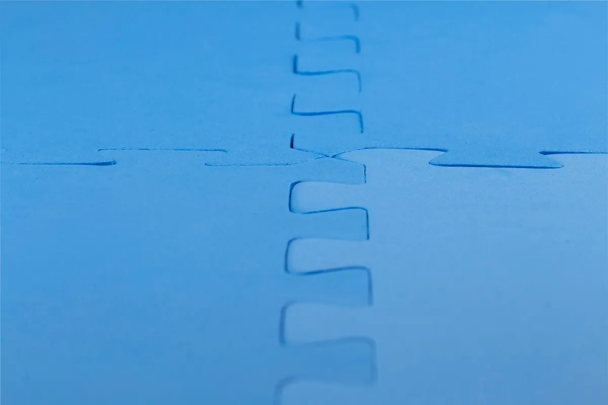 Ondertegels zwembad blauw - 8 stuks van 50 x 50 x 0,4 cm