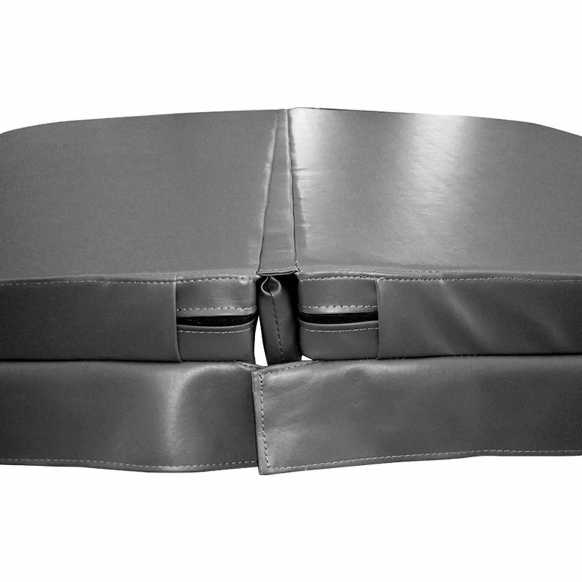 W’eau spa cover 200 x 200 cm – Grijs – Radius 18 cm
