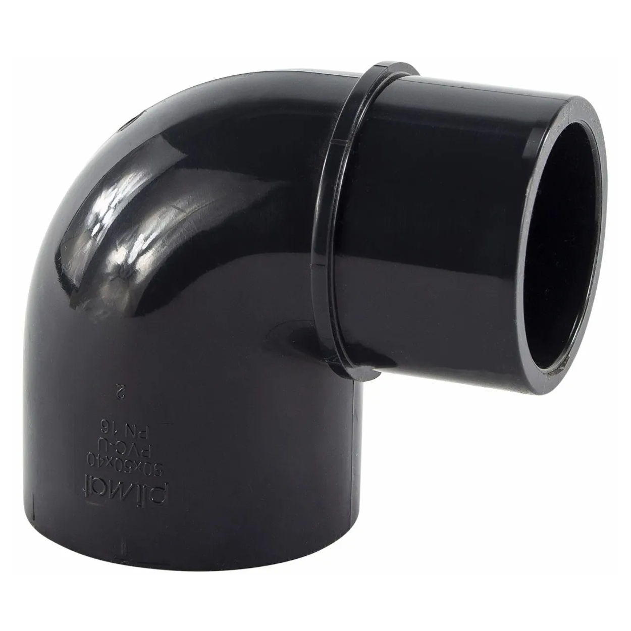 knie 90 graden, verlopend, 50/40mm x 50mm