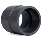 Verloopsok PVC 63/50 mm - grijs
