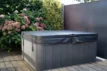 W’eau spa cover 200 x 200 cm – Grijs – Radius 18 cm