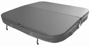 W’eau spa cover 200 x 200 cm – Grijs – Radius 18 cm