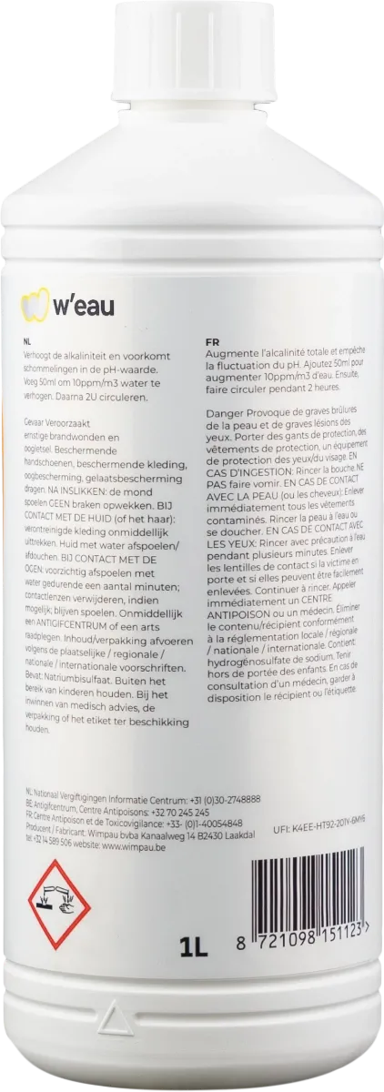 W'eau TA- Alkaliteit - 1 liter